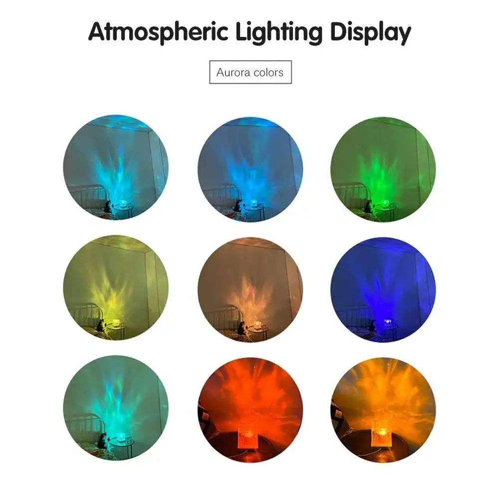 Dynamic Aurora Ripple Light in 16 RGB Colours for Living Room Enhancement