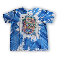 Interdimensional blue tie dye Rick shirt
