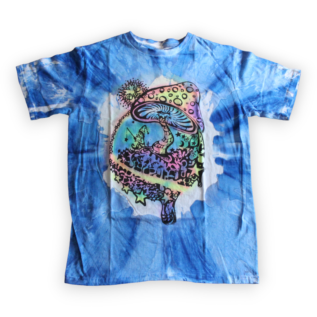 Men's artisan crafted mushroom tie dye tee 