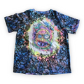 Hand-painted Cosmic Rick & Morty Tie Dye Shirt 