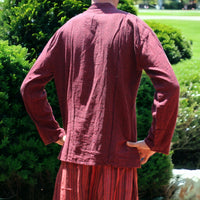 Maroon Chakra Alignment Nepali Kurta