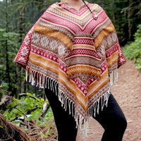 Earthy Tibetan Poncho