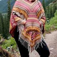 Earthy Tibetan Poncho