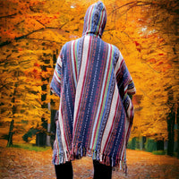 Bohemian Autumn Mid-Length Poncho