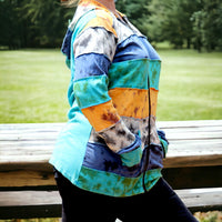 Blue Tie-Dye Tranquility Jacket