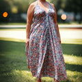 Elegant Boho Silk Dress for Women - Perfect Bohemian Style in Cape Town, South Africa