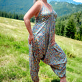 Summer Radiance Boho Jumpsuit, with thin straps