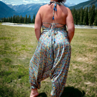 Summer Radiance Boho Jumpsuit, with thin straps