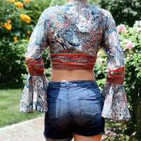 Summer Breeze Silk Wrap Shirt - Long Sleeve