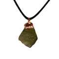 Moldavite Crystal Pendant Necklace – Powerful Chakra Alignment Stone