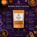 Myrrh Resin 60g Pack and benefits - Secret Sense South Africa