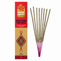 Mystic Spirits White Sage and Wild Rose Incense Sticks