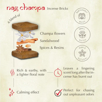 Nag Champa Incense Bricks - Aromafume