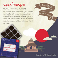 Nag Champa Incense Bricks - Aromafume