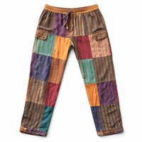 Nomad Spirit Boho Patchwork Gheri Pants (100% Cotton Hippie Pants)