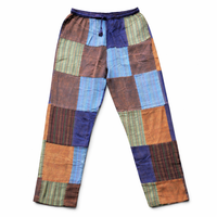 Nomad Spirit Boho Patchwork Gheri Pants (100% Cotton Hippie Pants)