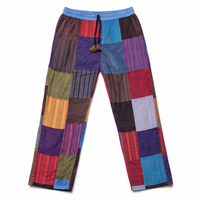 Nomad Spirit Boho Patchwork Gheri Pants (100% Cotton Hippie Pants)