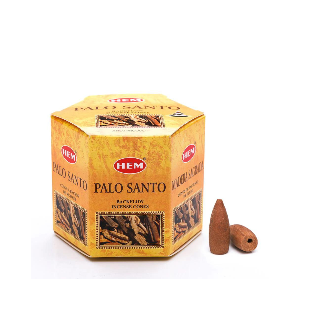 HEM Palo Santo Backflow Incense Cones