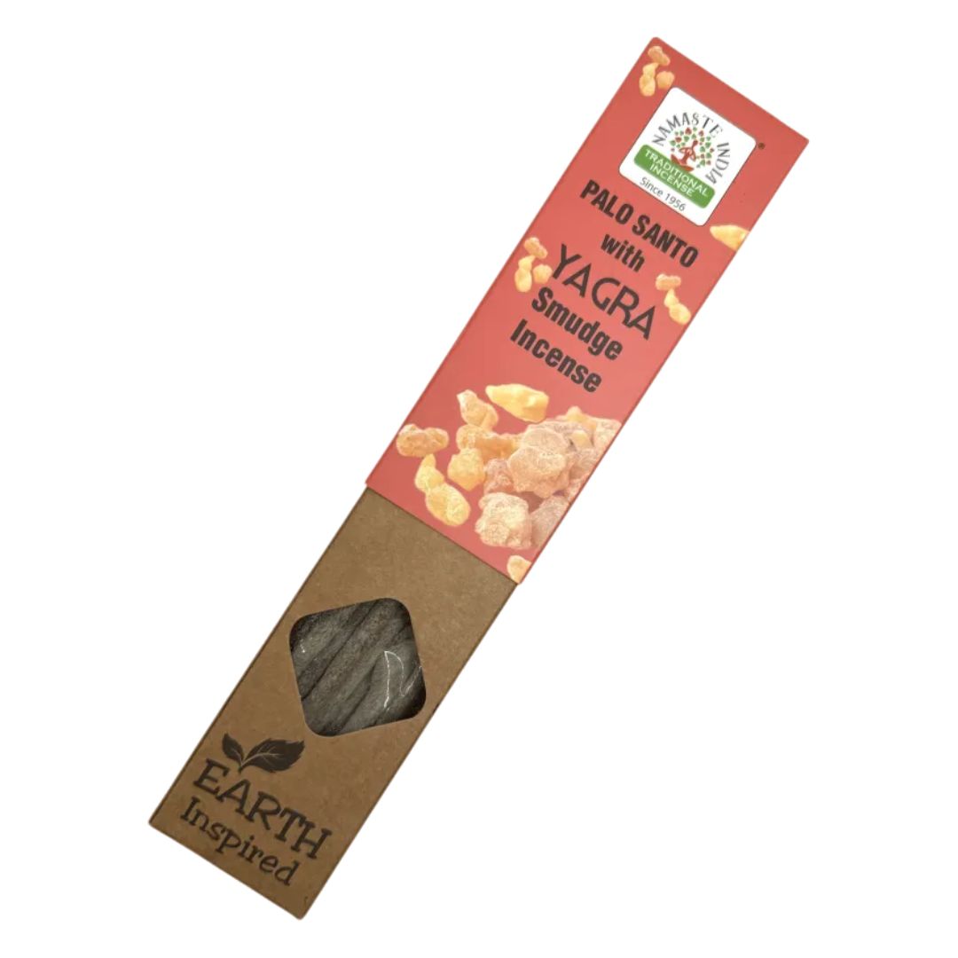 Palo Santo and Yagra incense sticks in Namaste India box