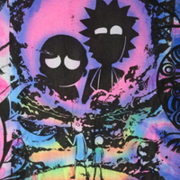 Interdimensional blue tie dye t-shirt