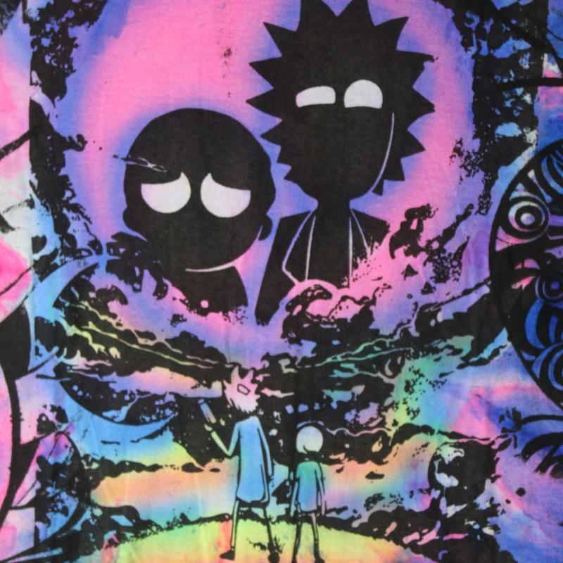 Interdimensional blue tie dye t-shirt