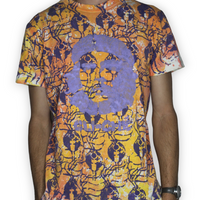 Bold iconic design tie dye t-shirt