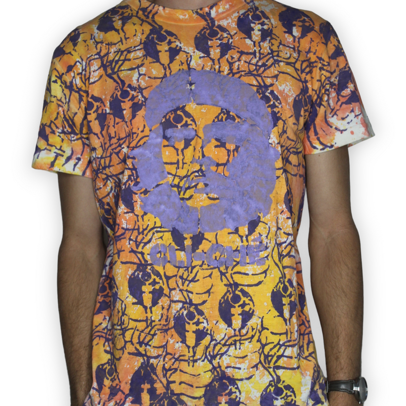 Bold iconic design tie dye t-shirt