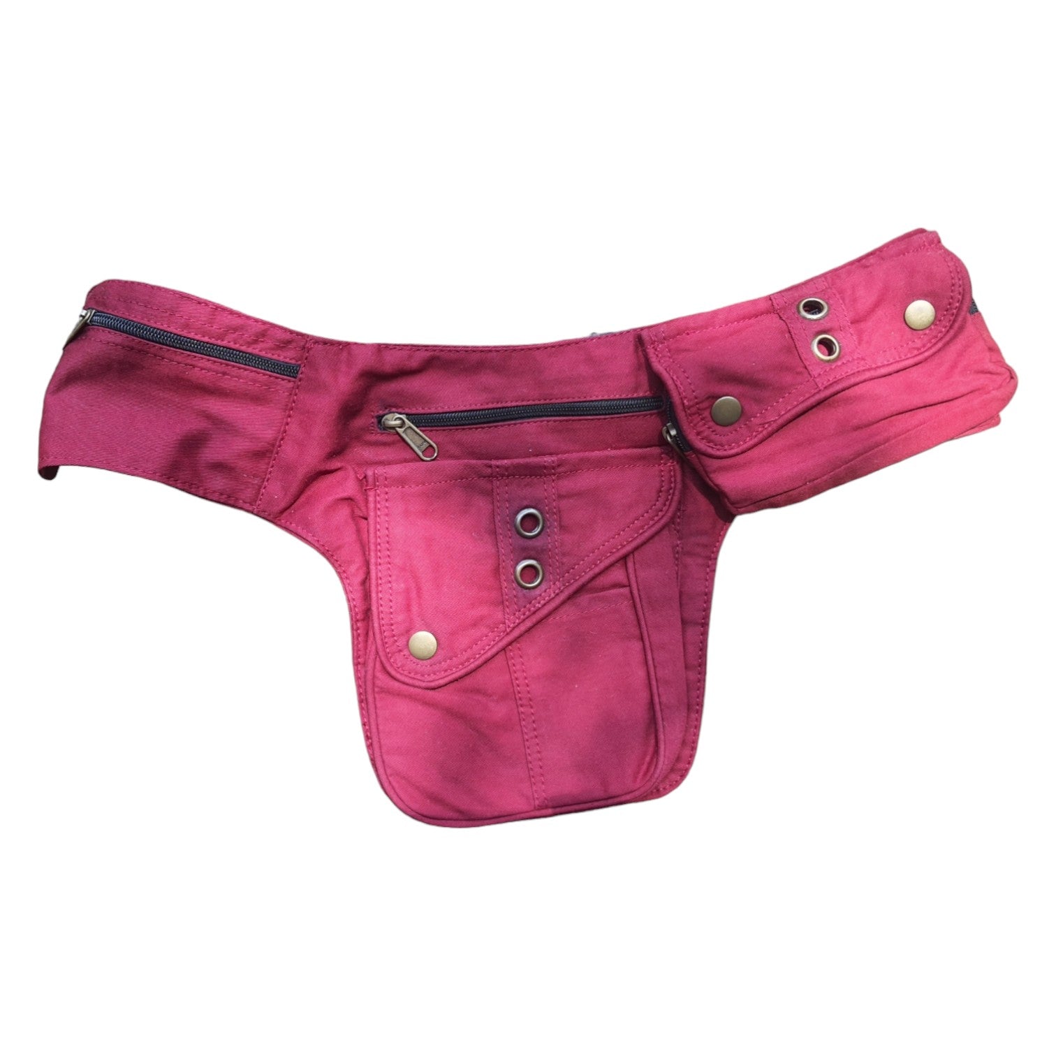 Stylish Festival Waist Bag with Adjustable Strap and Multiple Pockets