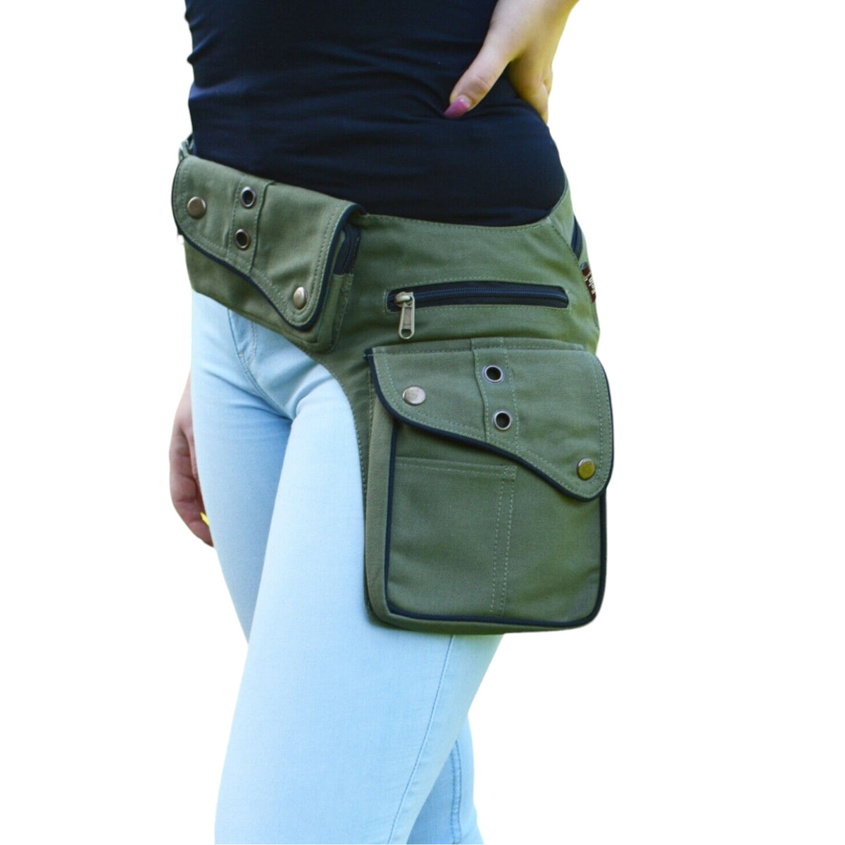 Green Festival Waist Bag