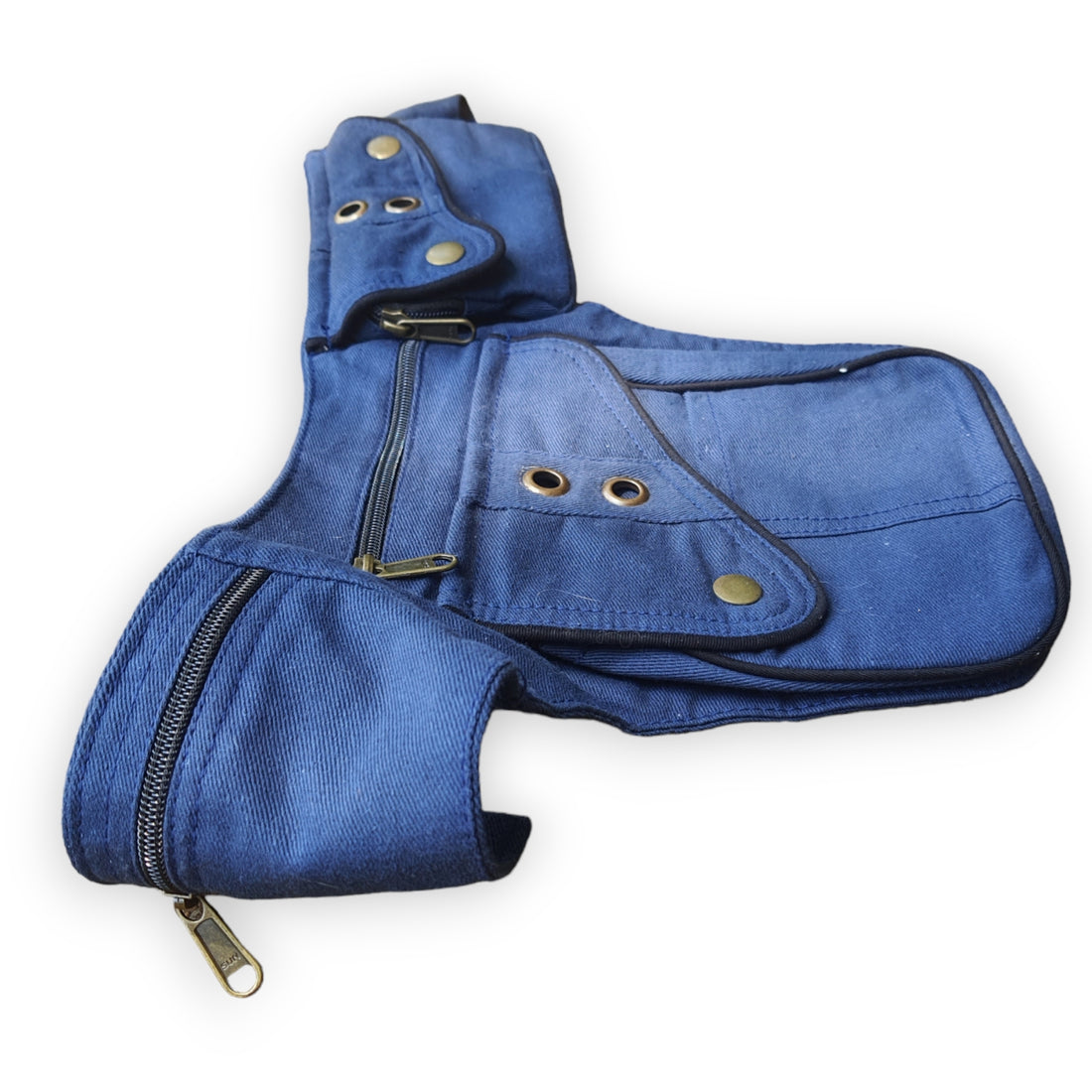 Stylish Festival Waist Bag with Adjustable Strap and Multiple Pockets