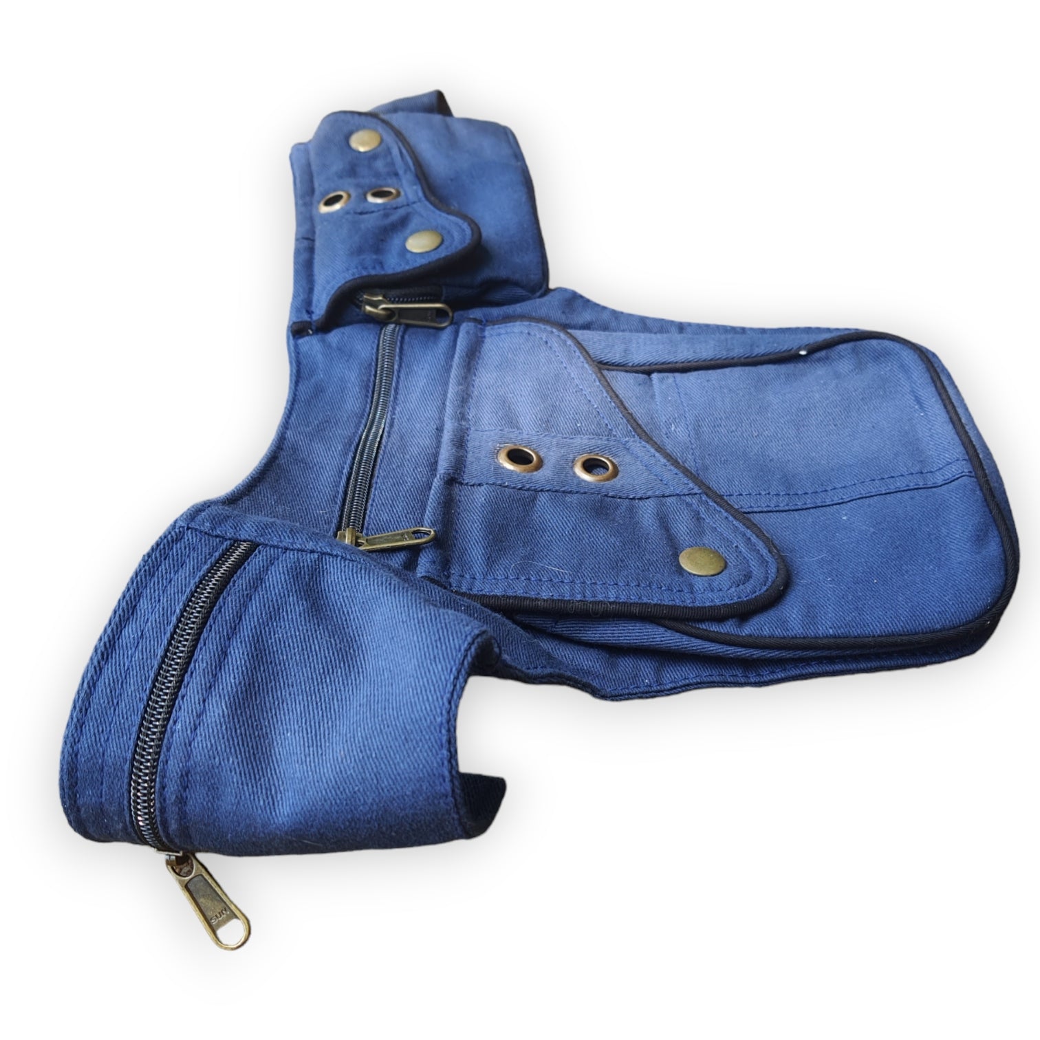 Stylish Festival Waist Bag with Adjustable Strap and Multiple Pockets