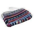 Himalayan Hemp Rectangle Bag with Traditional Patterns and Secure Zipper