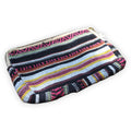 Himalayan Hemp Rectangle Bag with Traditional Patterns and Secure Zipper