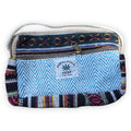 Himalayan Hemp Rectangle Bag with Traditional Patterns and Secure Zipper