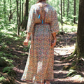 Elegant Boho Dress with Intricate Patterns - Perfect for Festivals and Casual Outings