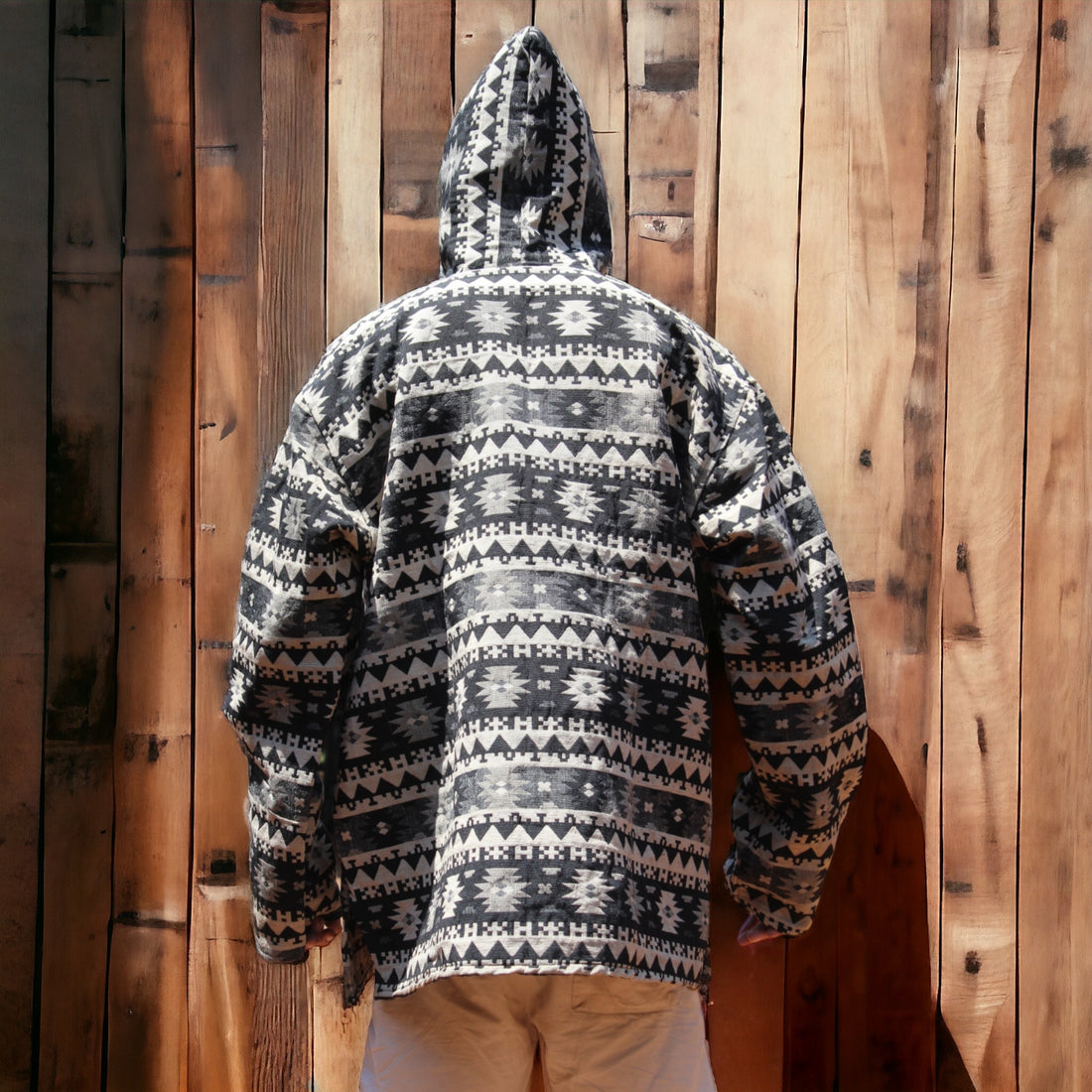 Geometric Hearth Hoodie