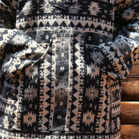 Geometric Hearth Hoodie