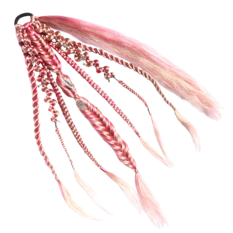 Tie-In Braided Hair Extension Pinky Pie
