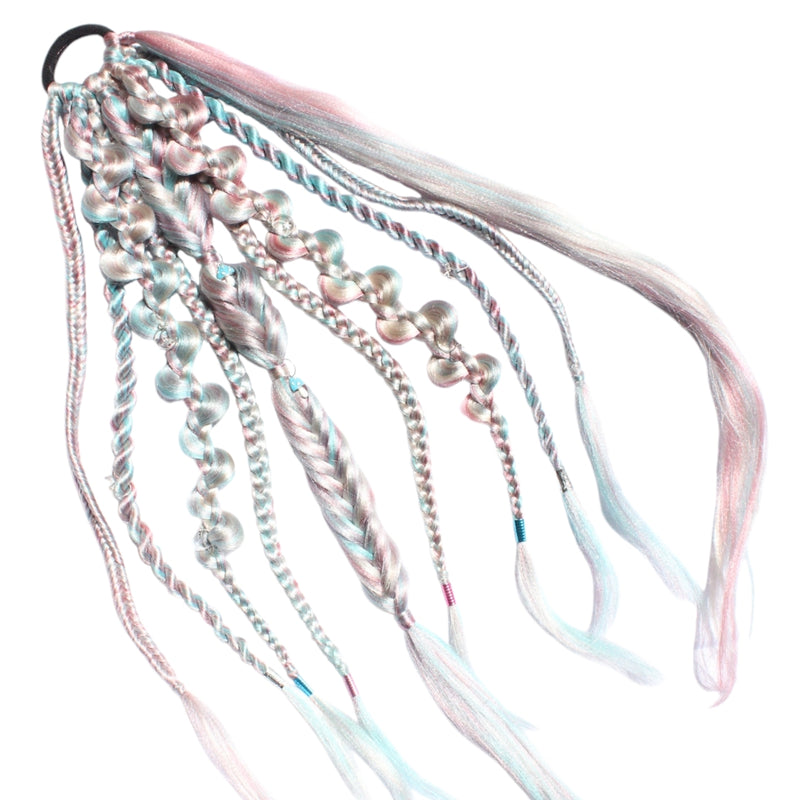 Tie-In Braided Hair Extension Unicorn