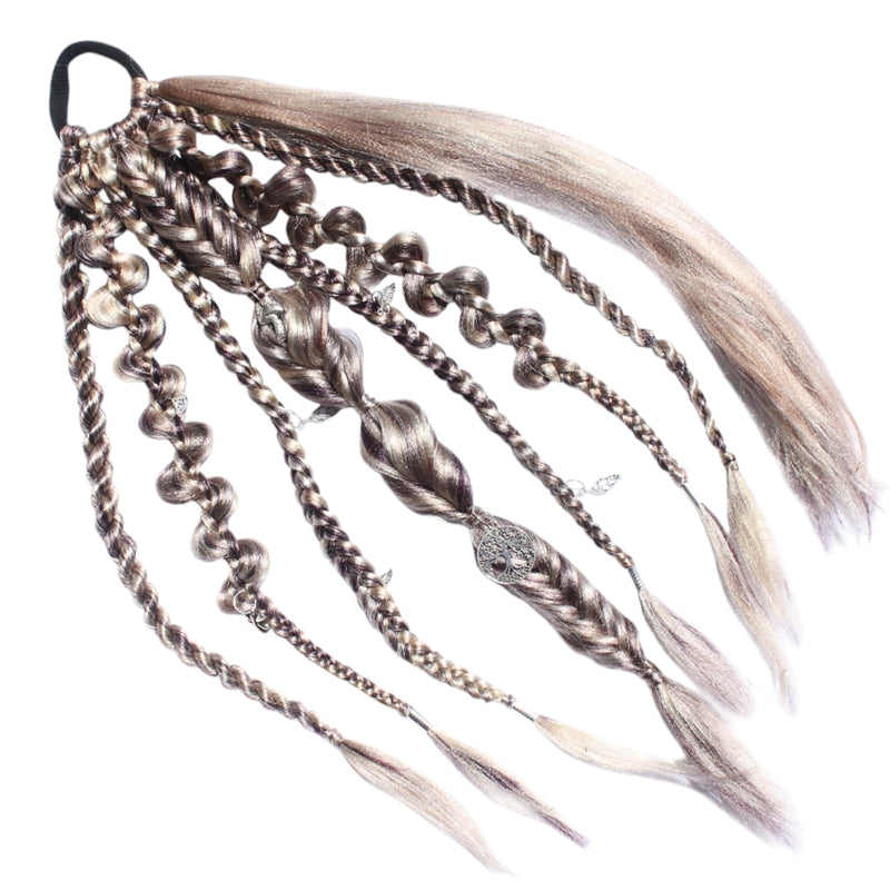 Tie-In Braided Hair Extension Amethyst