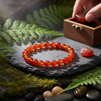 Carnelian Crystal Bracelet 8mm (18cm) | Secret Sense SA