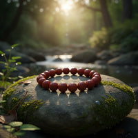 Red Jasper Crystal Bracelet 8mm (18cm) | Secret Sense SA