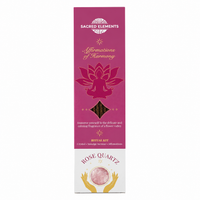 Sacred Elements Rose Quartz Smudge and Incense Kit – Harmony Ritual Set