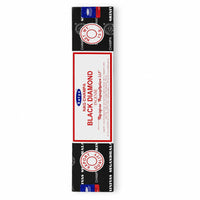 Satya Black Diamond incense sticks 15g pack, hand-rolled masala incense, Secret Sense South Africa