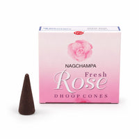 Satya Fresh Rose Incense Cones