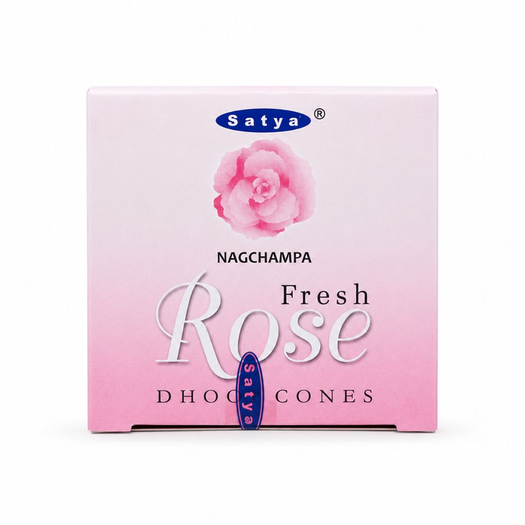 Satya Fresh Rose Incense Cones
