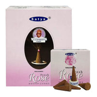 Satya Fresh Rose Incense Cones