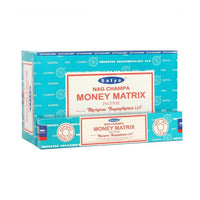 Satya Nag Champa Money Matrix Incense Sticks 15g