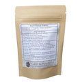 Back view of ShroomShield Capsules packet with detailed ingredient list and usage instructions for optimal health benefits.