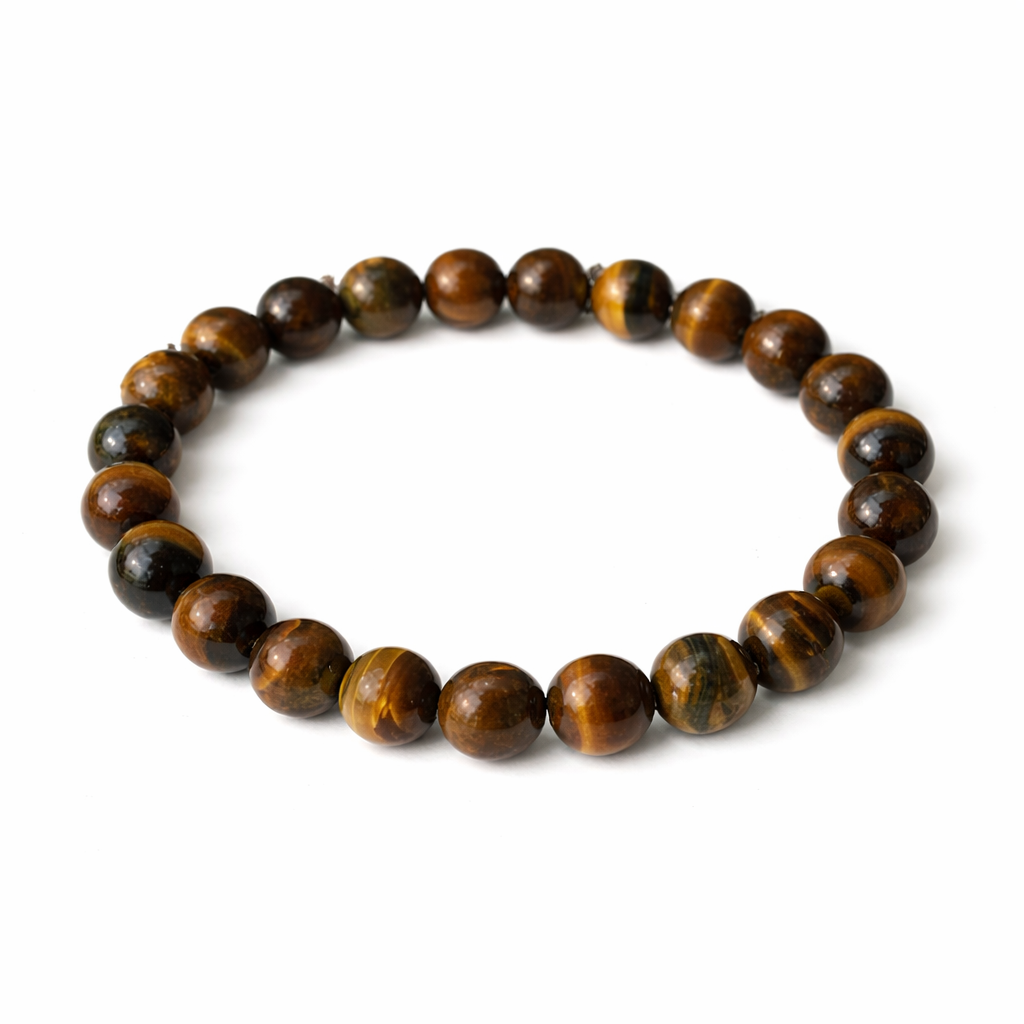 Tigers Eye Crystal Beaded Bracelet - Close up at Secret Sense South Africa